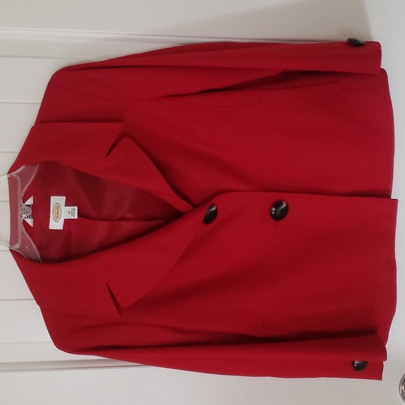Talbots Jackets & Blazers - Talbots Italian Wool Blazer Holiday Dress Jacket Button Front Size 10